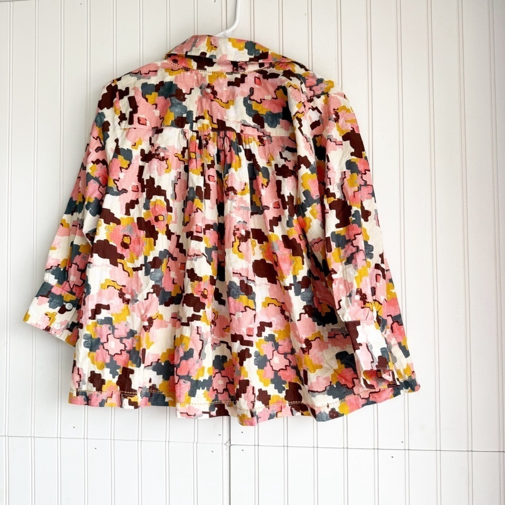 Ivy Jane Size S The Smoked Yoke Shacket in Coral - Picture 8 of 8